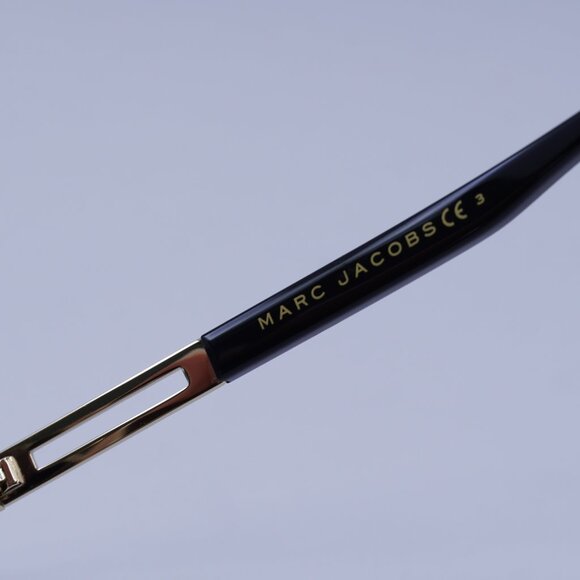 Marc Jacobs MARC 633/S 0RHL 9O Sunglasses Gold Aviator Frame, Grey Lenses - Picture 8 of 11